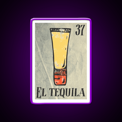 El Tequila Party Drink Tequila Led Neon Sign Rgb Color - Shineneon