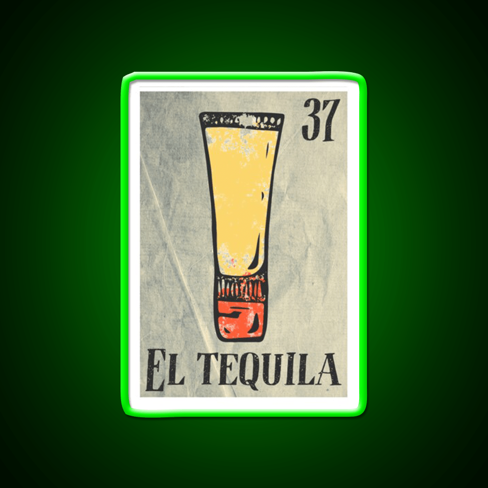 El Tequila Party Drink Tequila Led Neon Sign Rgb Color - Shineneon