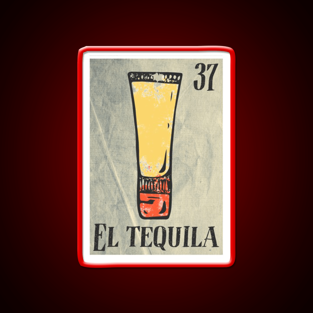 El Tequila Party Drink Tequila Led Neon Sign Rgb Color - Shineneon
