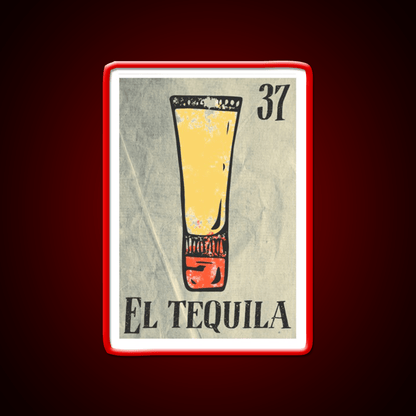 El Tequila Party Drink Tequila Led Neon Sign Rgb Color - Shineneon