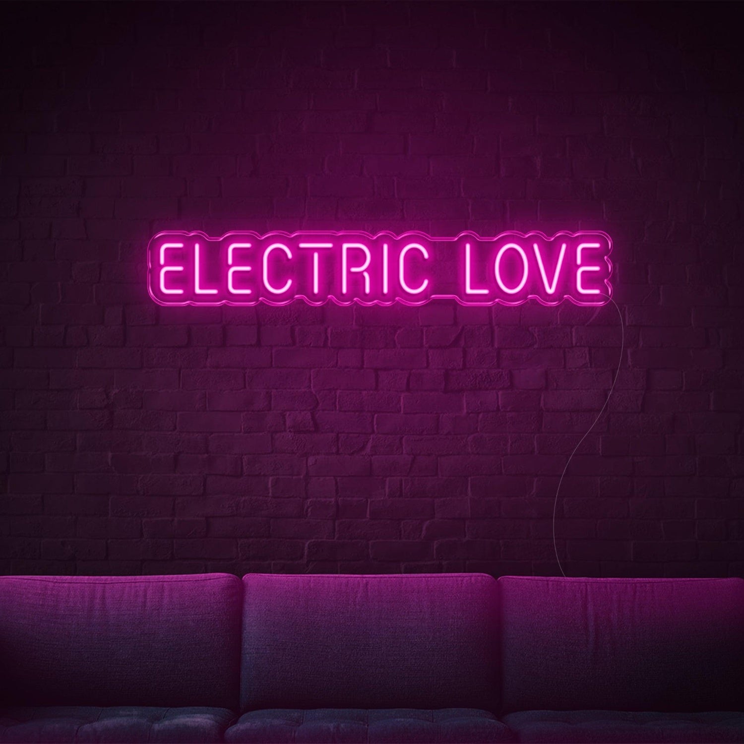 Electric Love Led Neon Sign Retro Modern Indoor Wall Decor | Shineneon