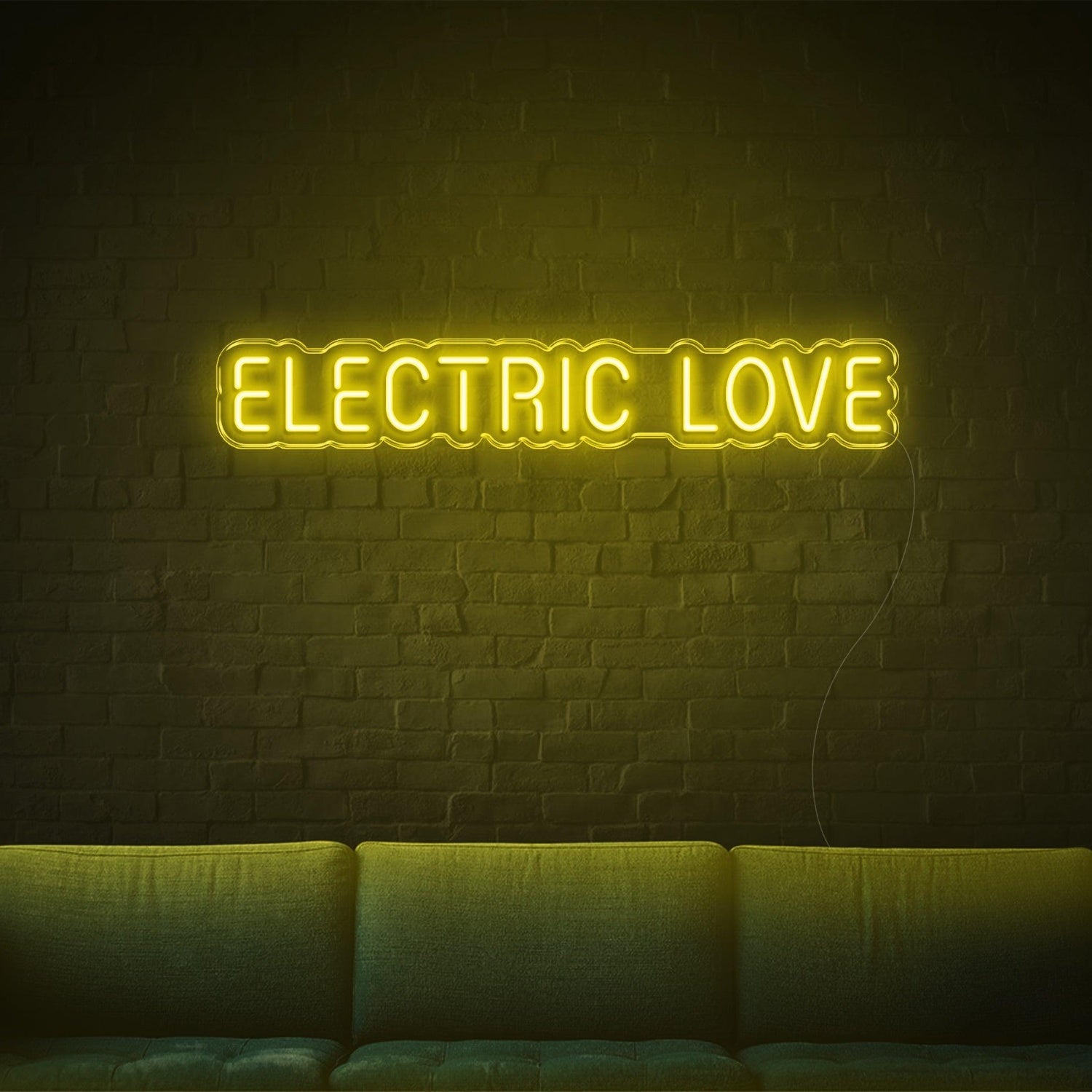 Electric Love Led Neon Sign Retro Modern Indoor Wall Decor | Shineneon