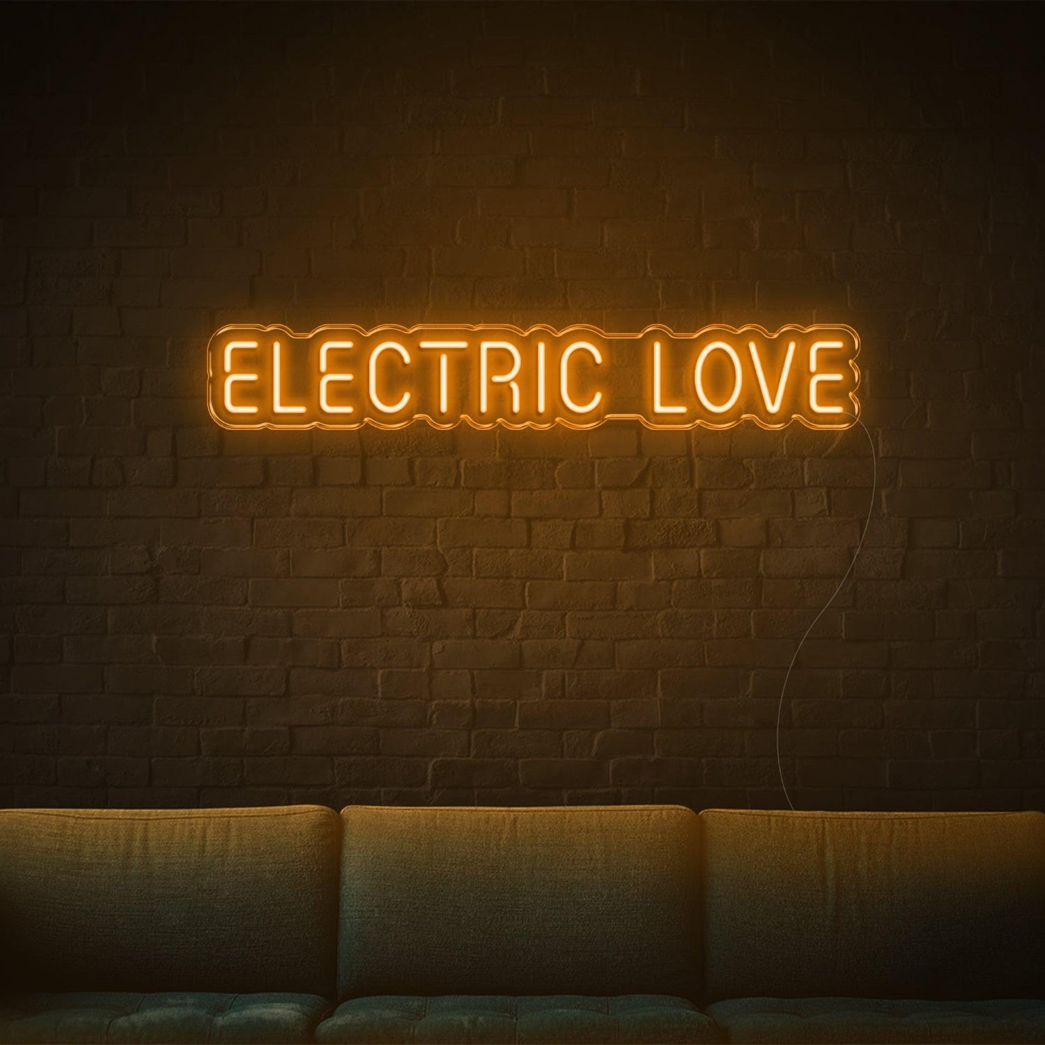 Electric Love Led Neon Sign Retro Modern Indoor Wall Decor | Shineneon