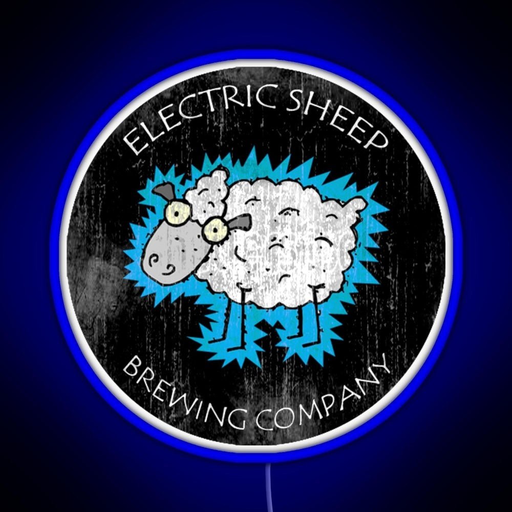 Electric Sheep Brewing Company Rgb Led Neon Sign Pop Wall Art - Shineneon