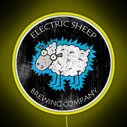 Electric Sheep Brewing Company Rgb Led Neon Sign Pop Wall Art - Shineneon