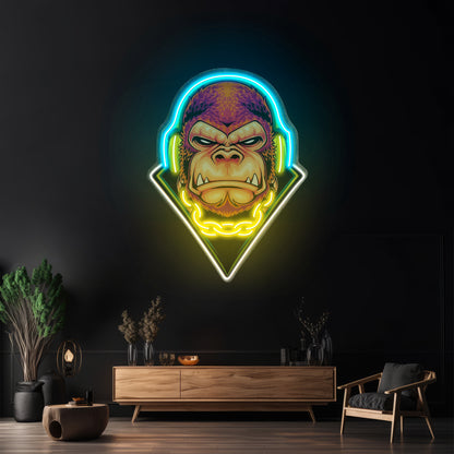 Electro Gorilla Led Neon Sign Light Custom Led Signs