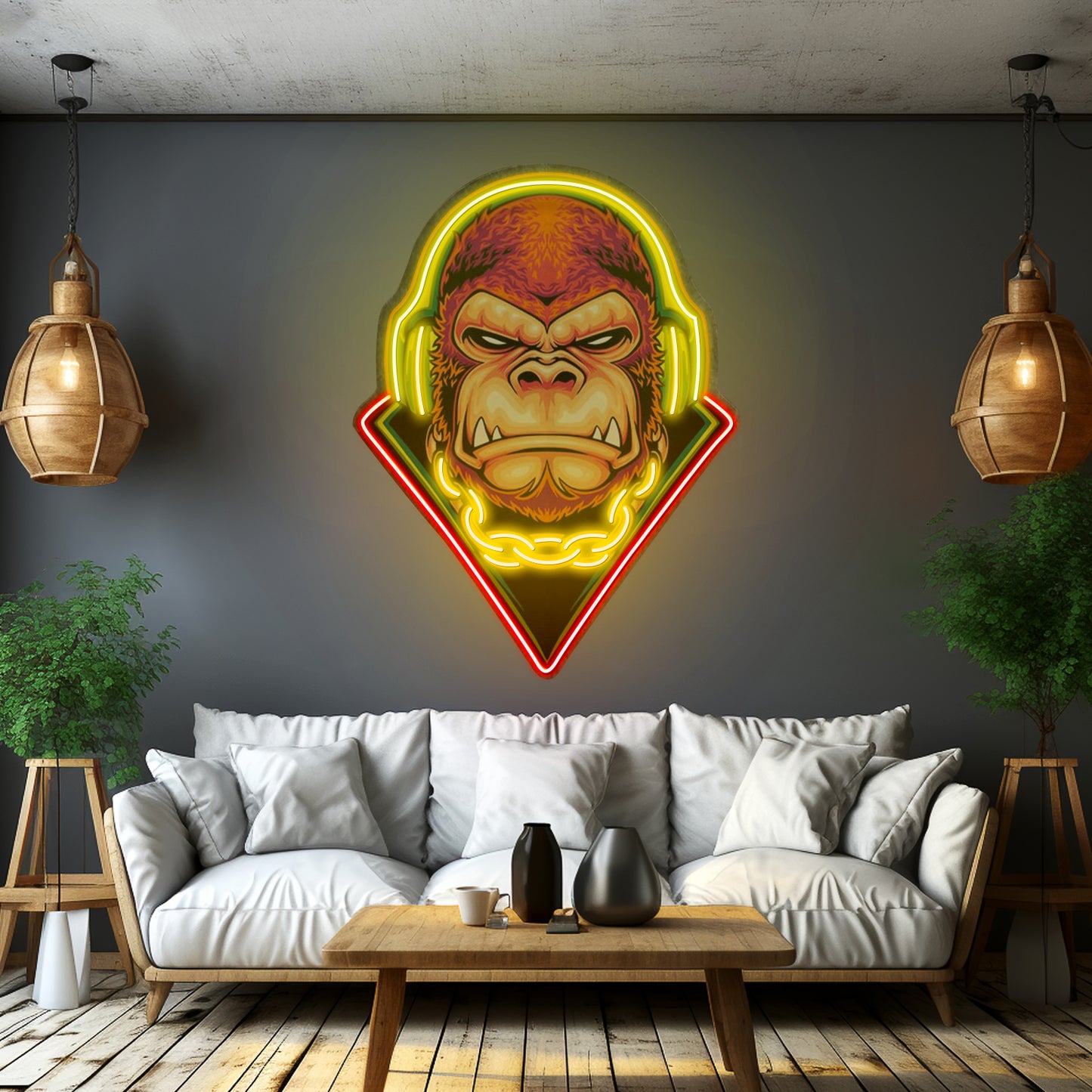 Electro Gorilla Led Neon Sign Light Custom Led Signs