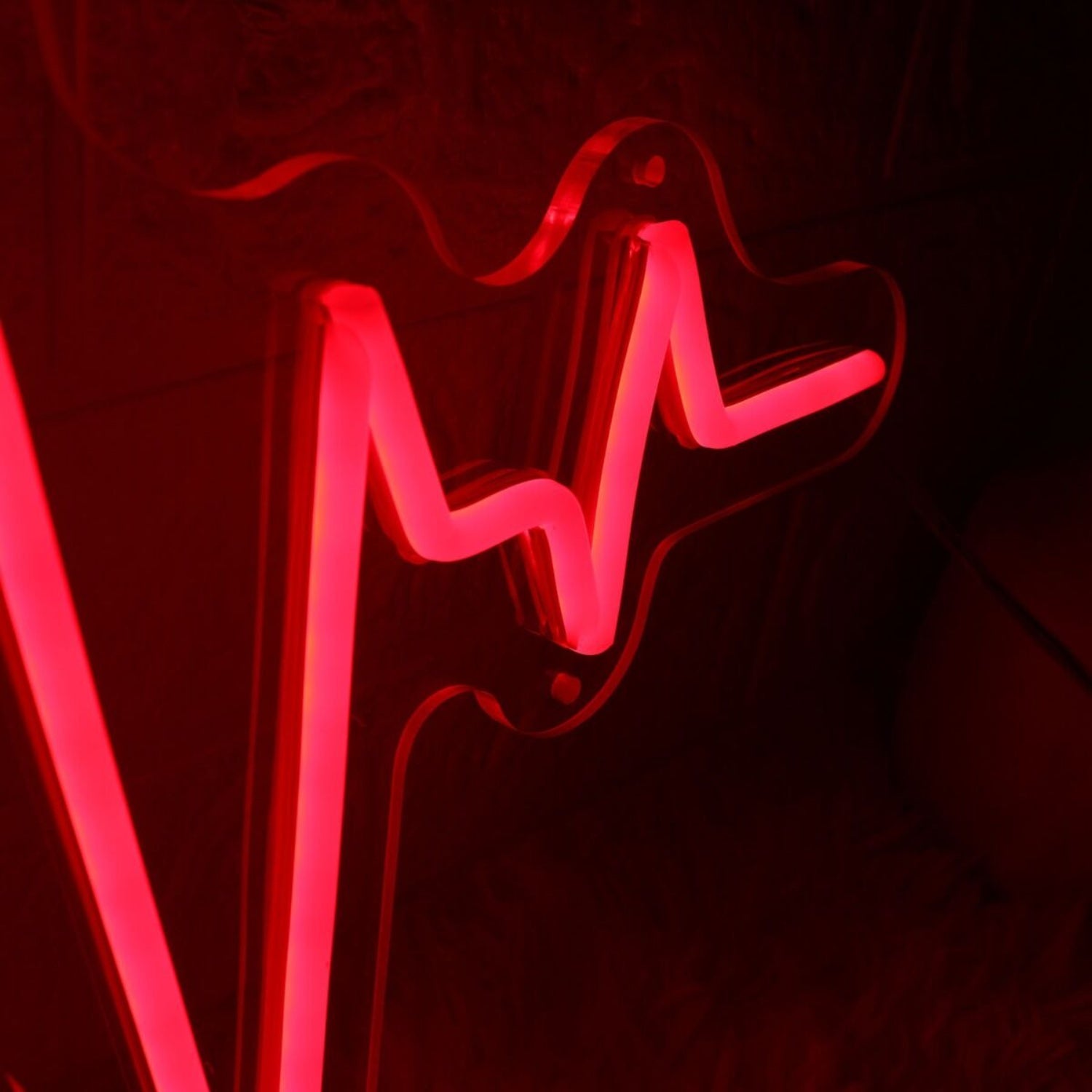 Electrocardiogram Red Neon Sign | Shineneon
