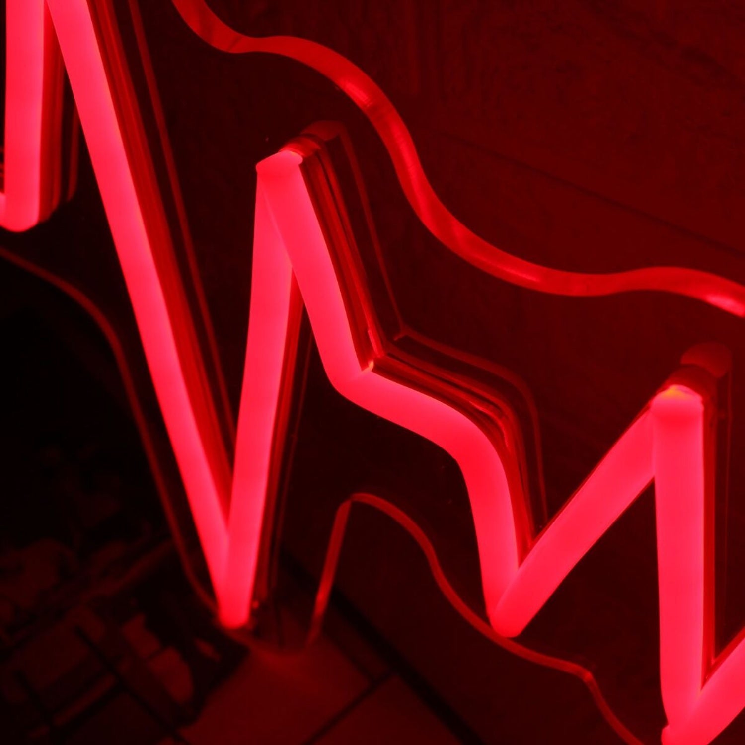 Electrocardiogram Red Neon Sign | Shineneon
