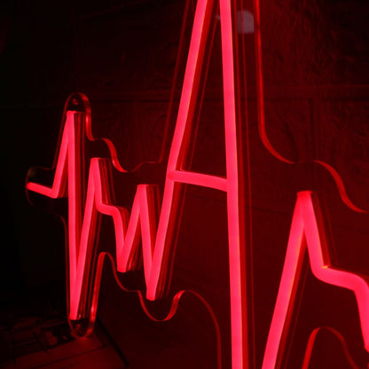 Electrocardiogram Red Neon Sign | Shineneon
