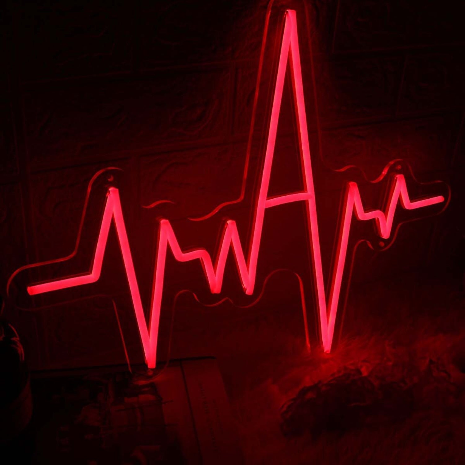 Electrocardiogram Red Neon Sign | Shineneon