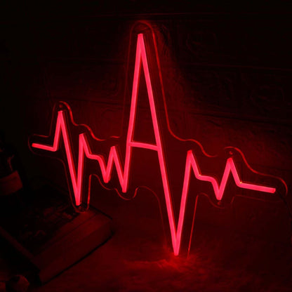 Electrocardiogram Red Neon Sign | Shineneon