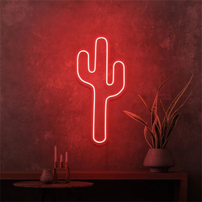 Elegance Cactus Mini Led Neon Sign For Home Decor - Shineneon