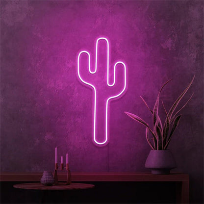 Elegance Cactus Mini Led Neon Sign For Home Decor - Shineneon
