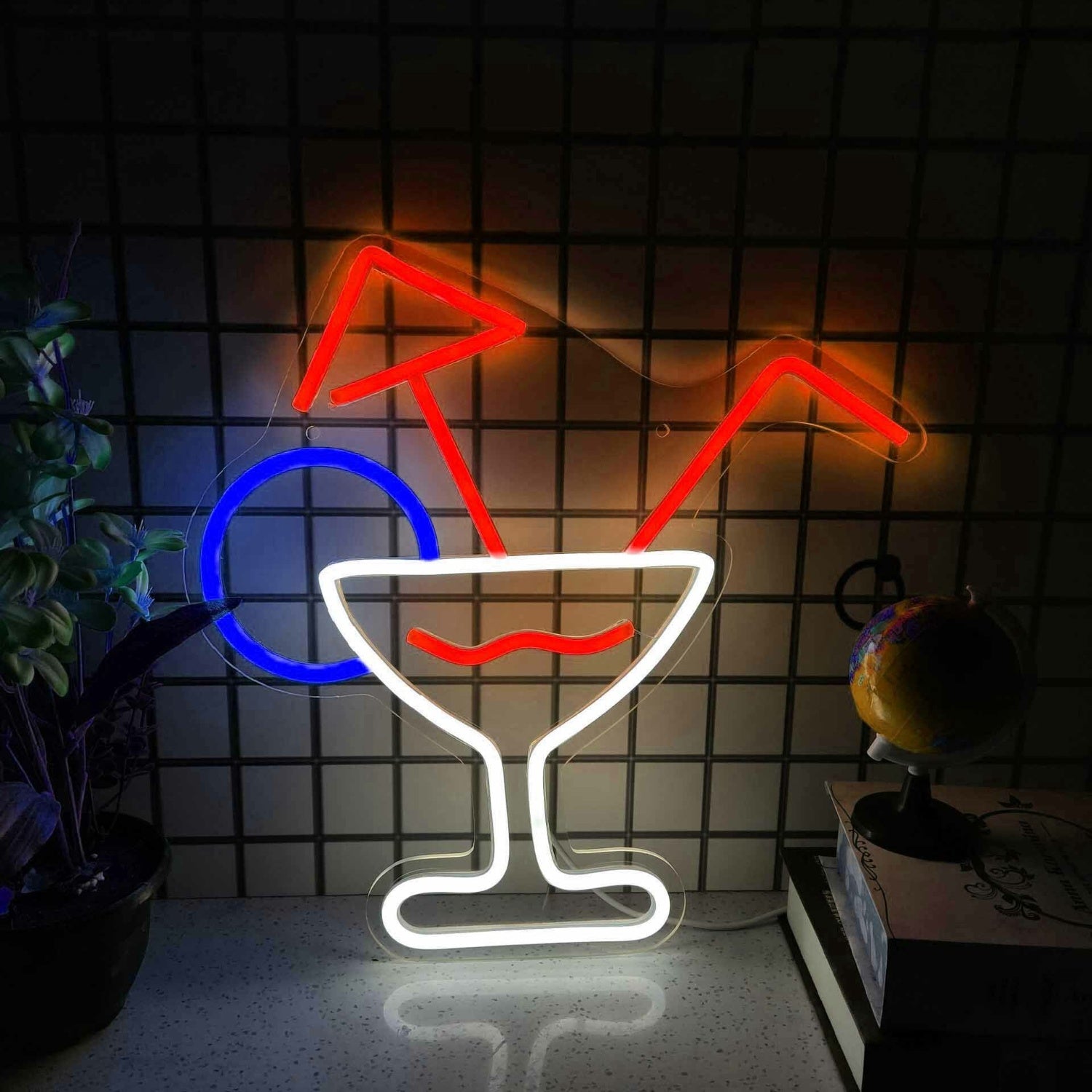 Elegant Cocktail Glass Bar Led Neon Sign | Shineneon