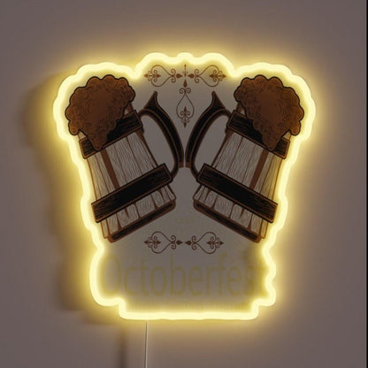 Elegant Oktoberfest Rgb Led Neon Sign - Shineneon