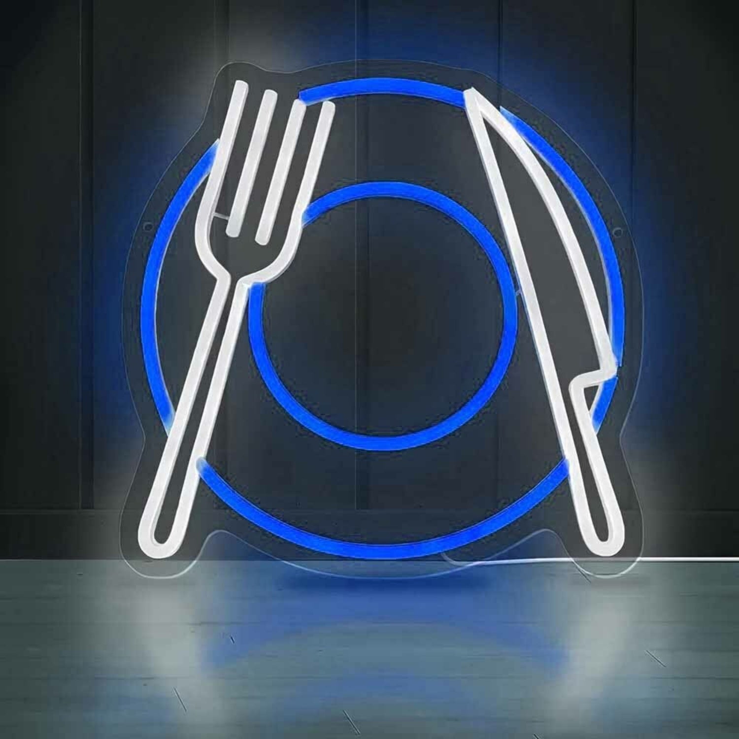 Elegant Western Restaurant Cutlery Led Neon Sign | Shineneon