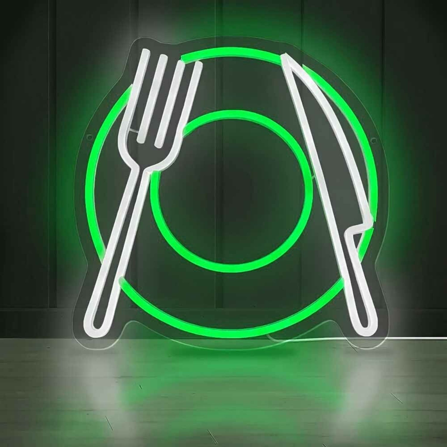 Elegant Western Restaurant Cutlery Led Neon Sign | Shineneon