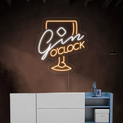 Elegant Wine Glass Neon Light | Shineneon