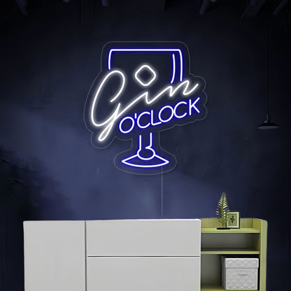 Elegant Wine Glass Neon Light | Shineneon