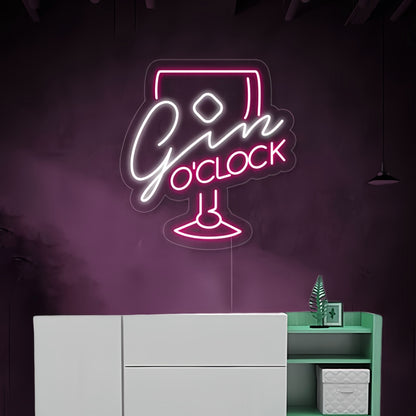 Elegant Wine Glass Neon Light | Shineneon