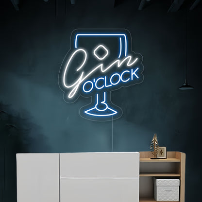 Elegant Wine Glass Neon Light | Shineneon