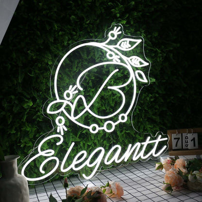 Elegantt White Custom Led Neon Sign - Shineneon