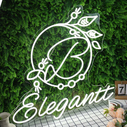 Elegantt White Custom Led Neon Sign - Shineneon
