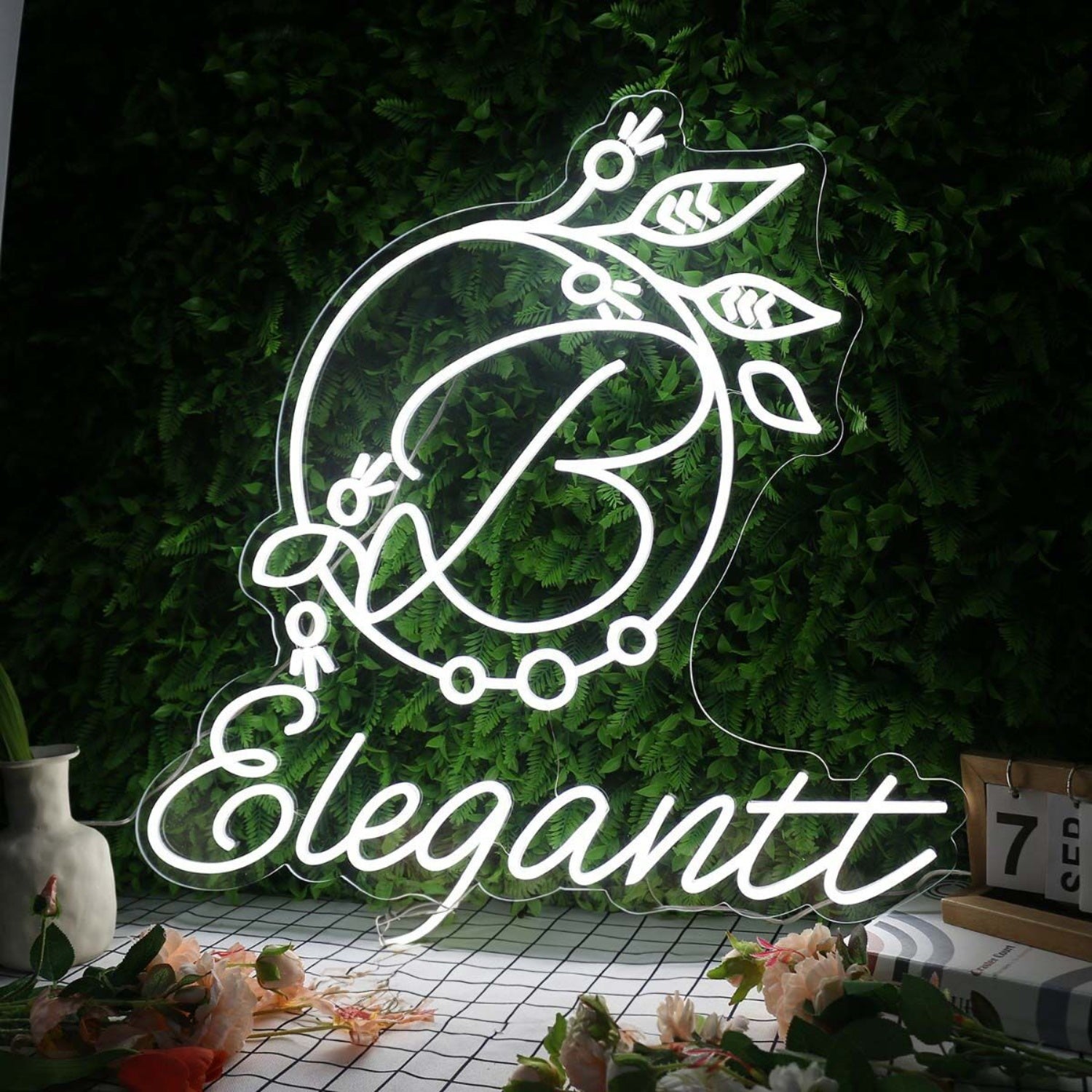 Elegantt White Custom Led Neon Sign - Shineneon