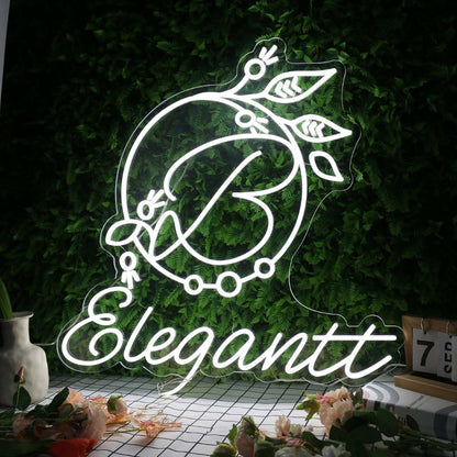 Elegantt White Custom Led Neon Sign - Shineneon