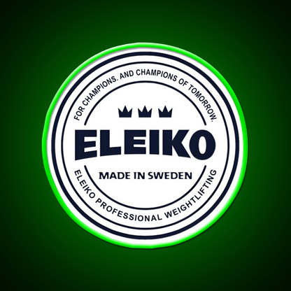 Eleiko Gym Fitness Led Neon Sign Rgb Color - Shineneon