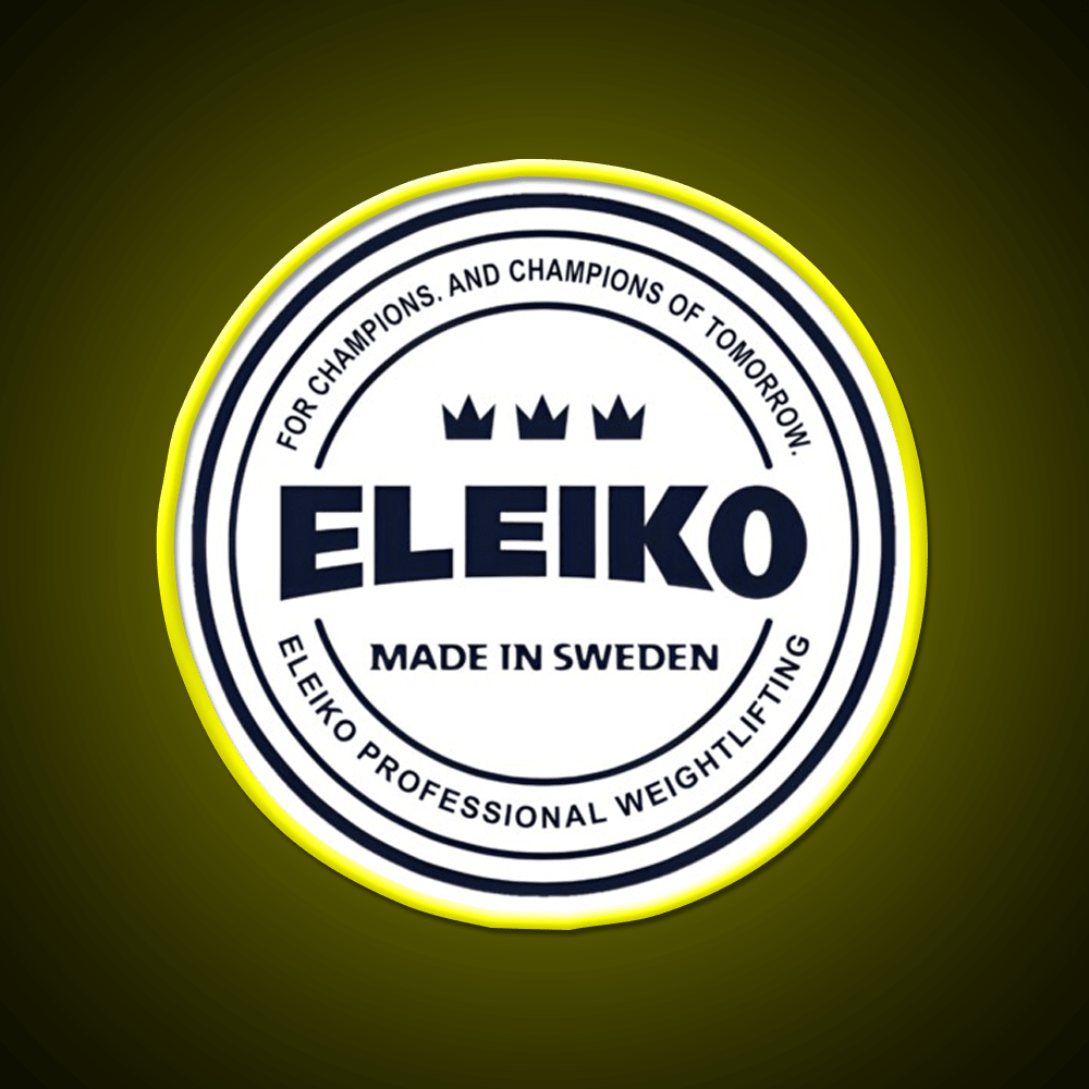 Eleiko Gym Fitness Led Neon Sign Rgb Color - Shineneon
