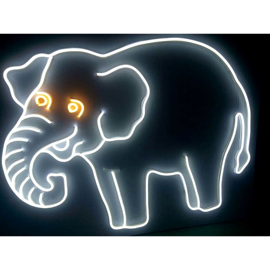 Elephant Led Sign Business Neon Signs Wall Art Decor