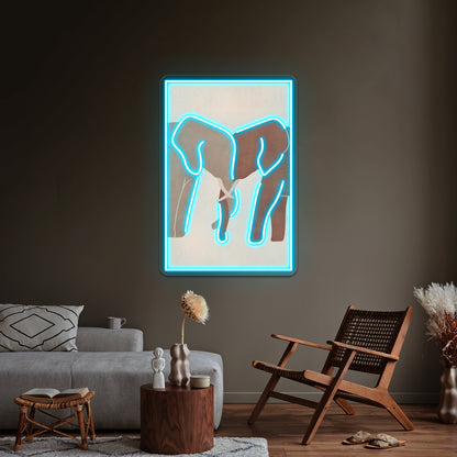 Elephant Love Wall Artwork Neon Signs