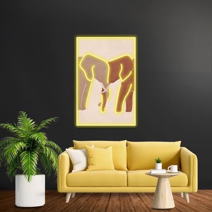 Elephant Love Wall Artwork Neon Signs