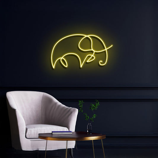 Elephant Neon Light