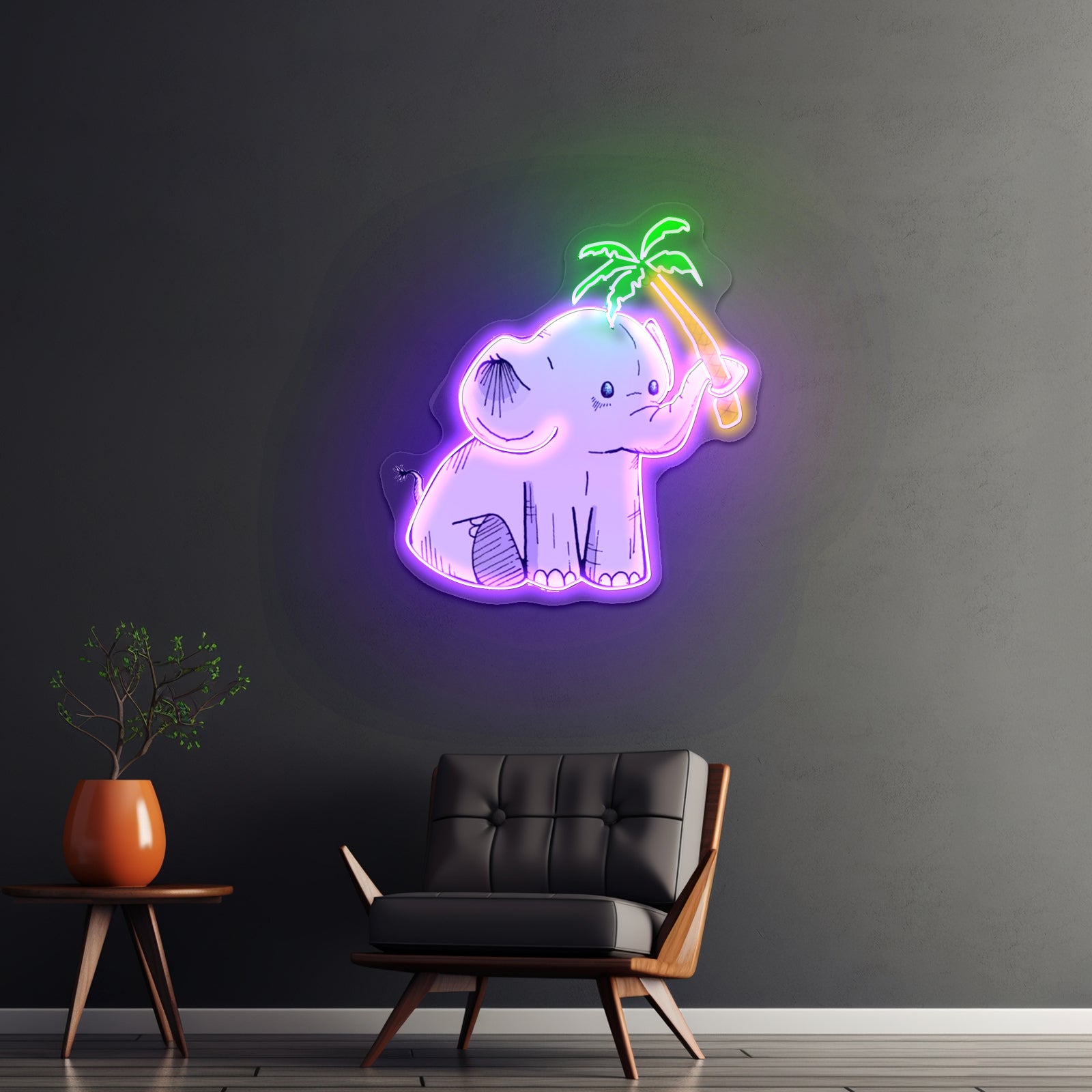 Elvis Costello Pop Artwork Custom Neon Led Sign - LED neon sign view 12
