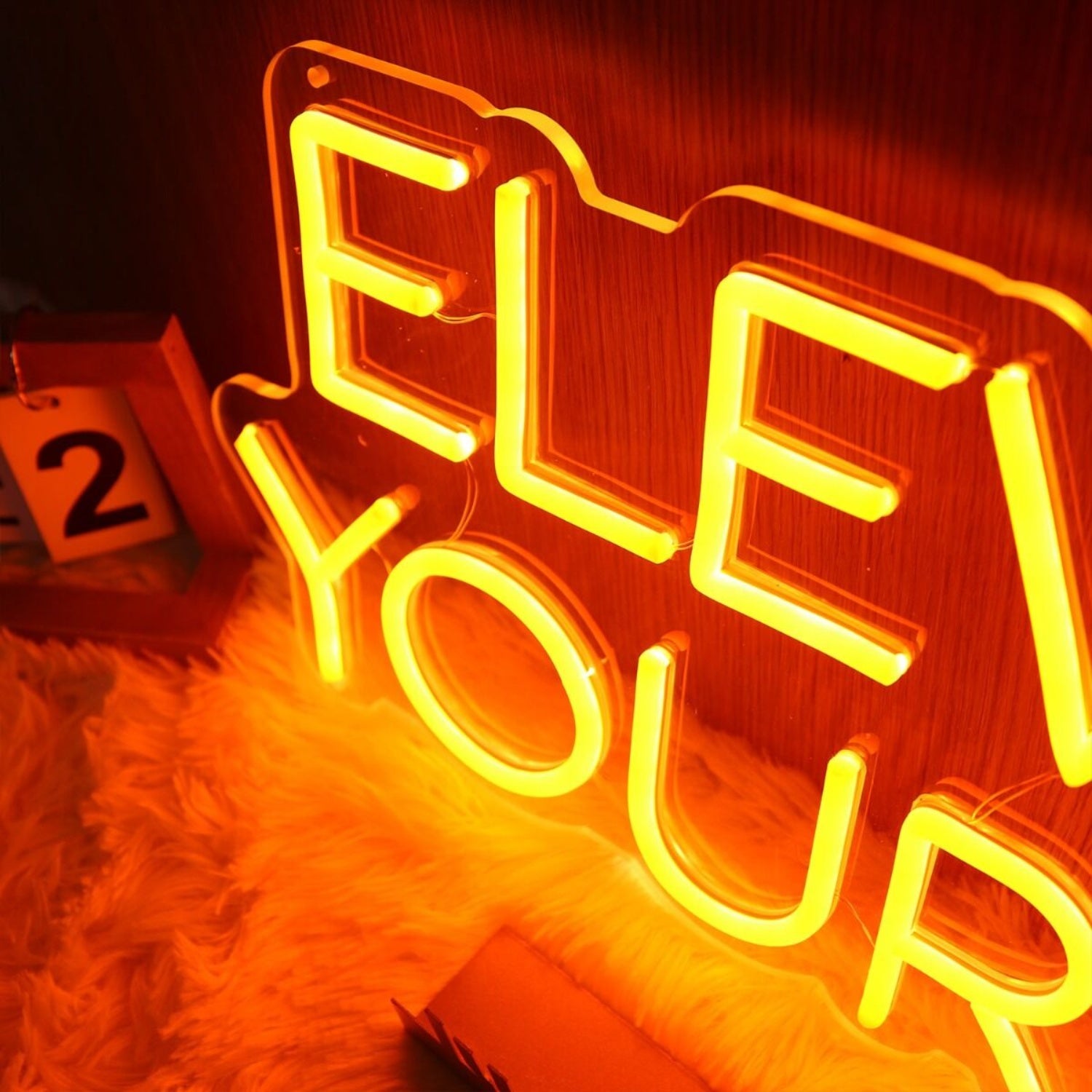 Elevate Your Life Orange Neon Sign | Shineneon