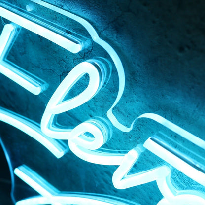 Elevated Artistry Blue Led Neon Sign - Shineneon