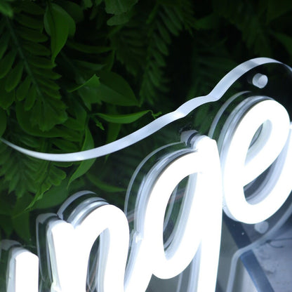Elite Nails Lounge White Led Neon Sign | Shineneon
