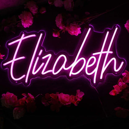 Elizabeth Purple Led Neon Sign - Shineneon