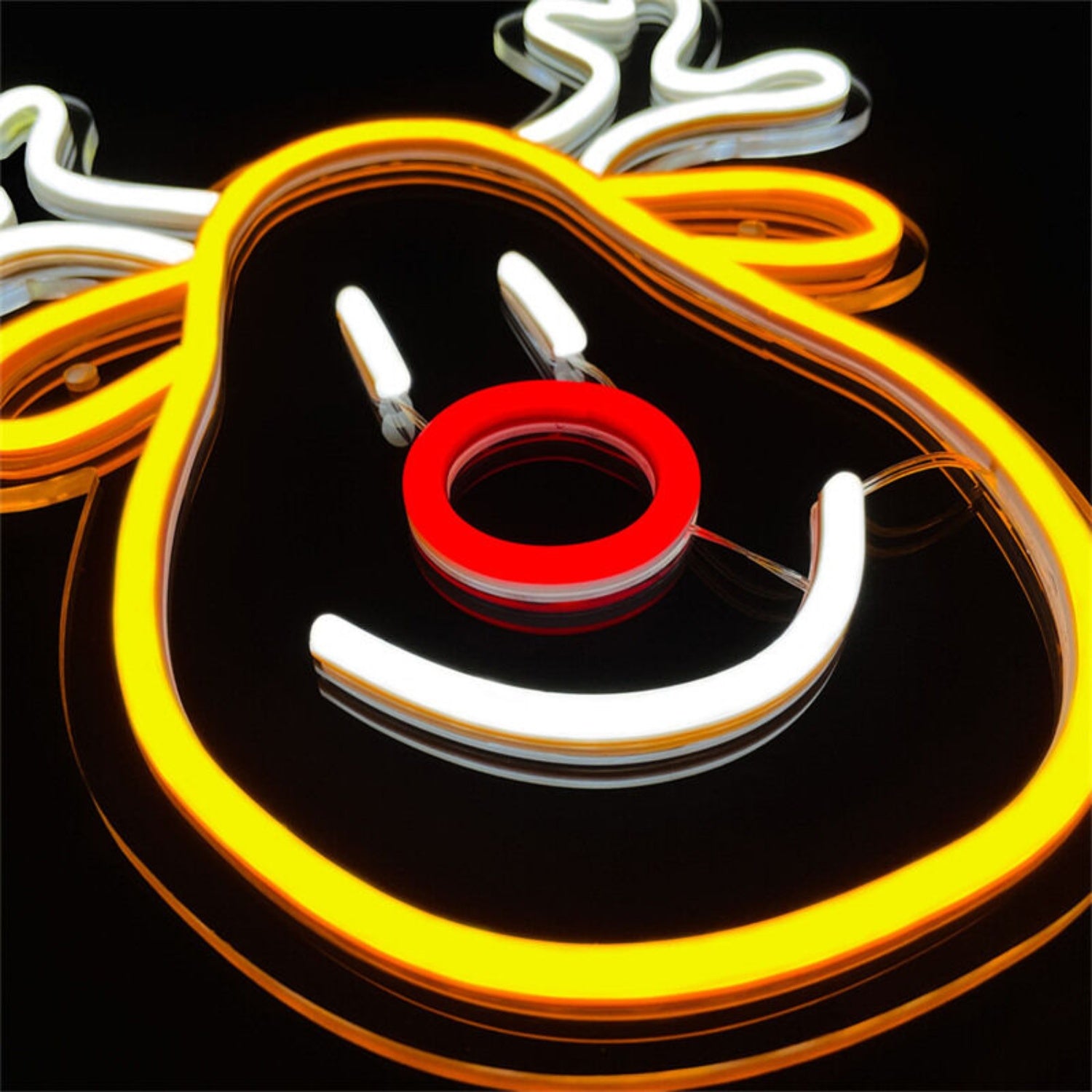 Elk Head Led Neon Lamp For Home Decor Offices Bars | Shineneon