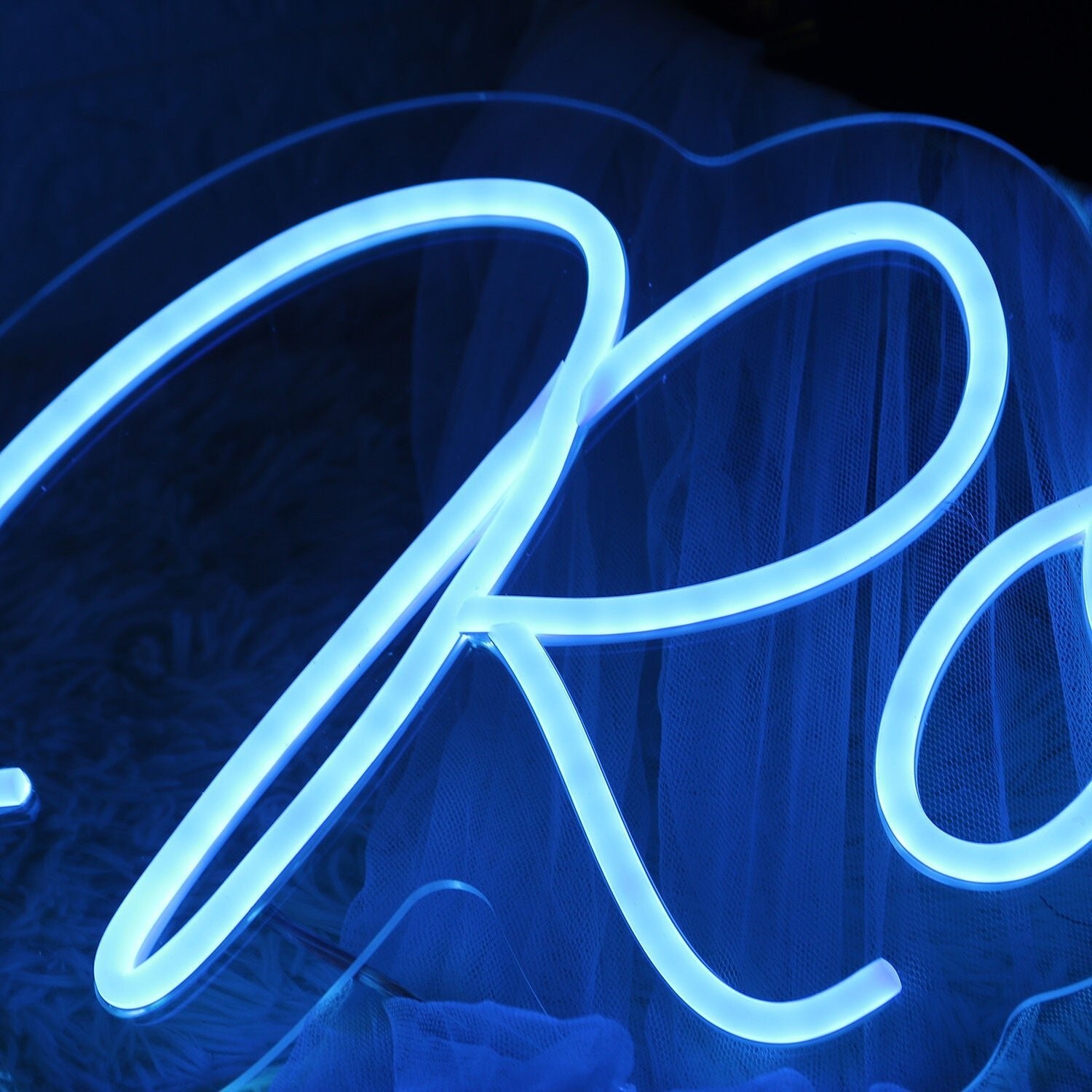 Ella Rose Blue Led Neon Sign - Shineneon