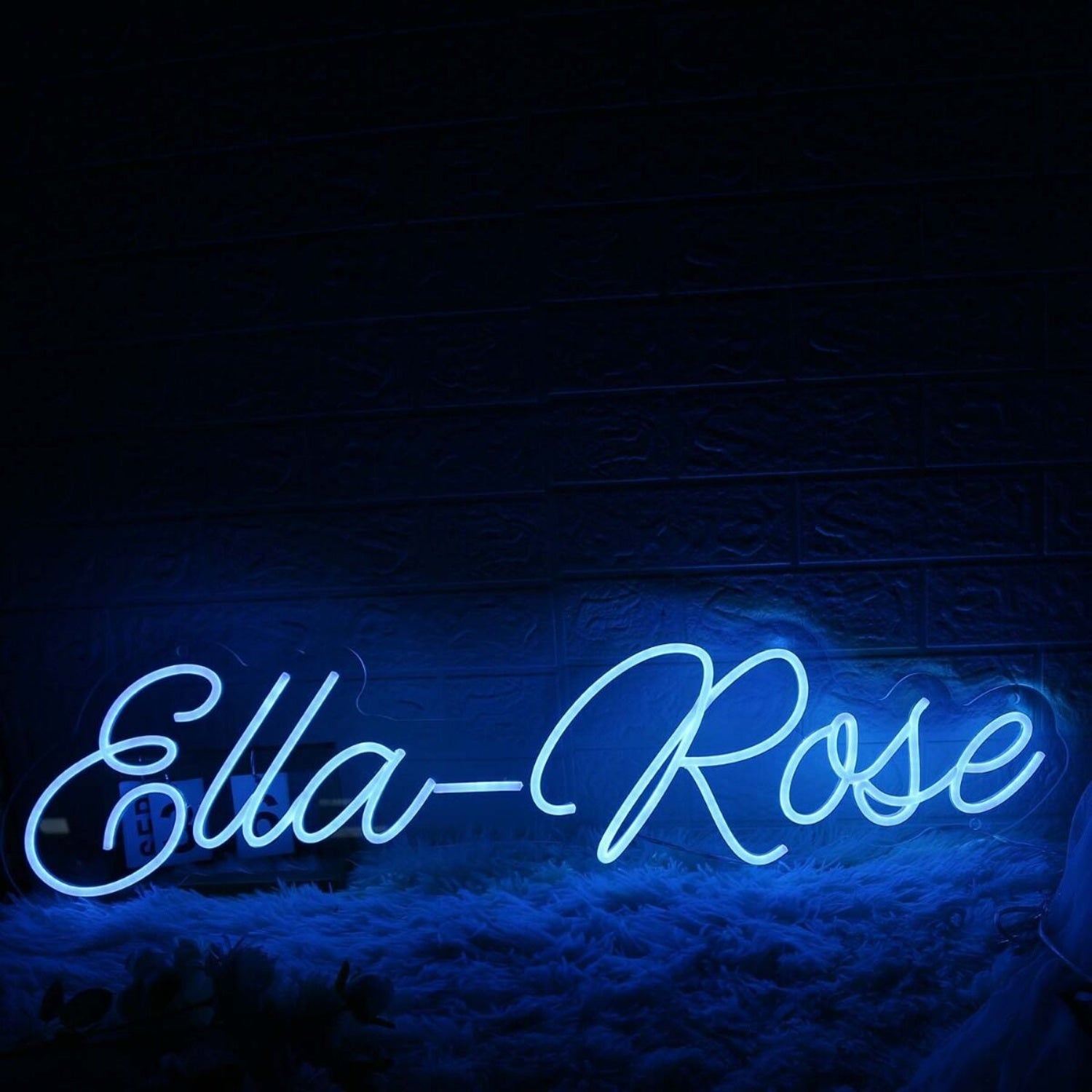 Ella Rose Blue Led Neon Sign - Shineneon