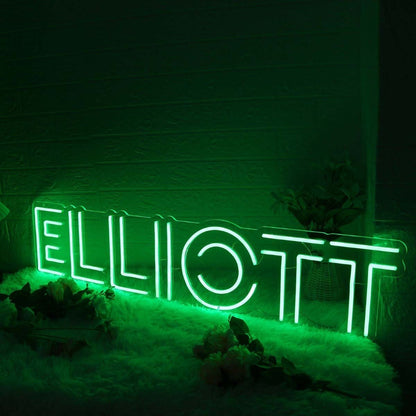 Elliott Green Led Neon Sign - Shineneon