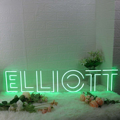 Elliott Green Led Neon Sign - Shineneon