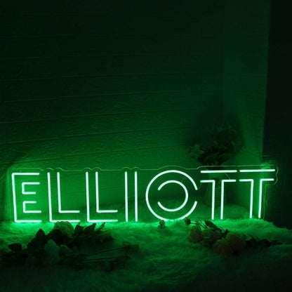 Elliott Green Led Neon Sign - Shineneon