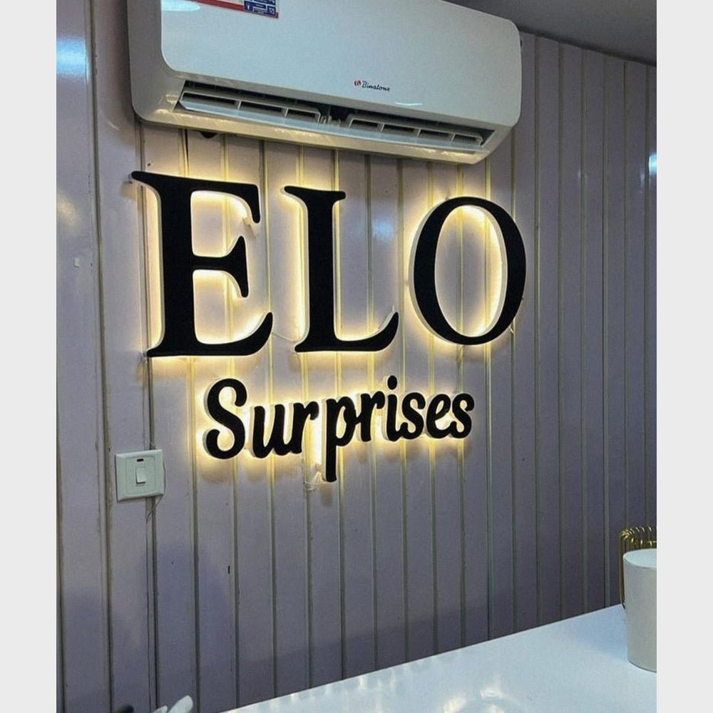 Elo Surprises 3D Backlit Channel Letters Led Light Sign - Shineneon
