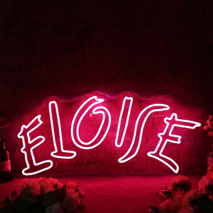 Eloise Red Name Led Neon Sign For Personalized Decor - Shineneon