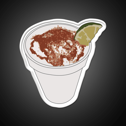 Elote En Vaso Snack Food Led Neon Sign Rgb Color - Shineneon